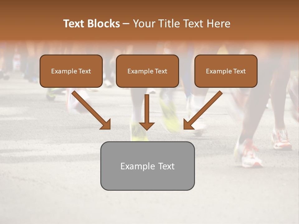 Athletes Race Men PowerPoint Template