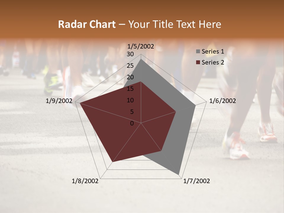 Athletes Race Men PowerPoint Template