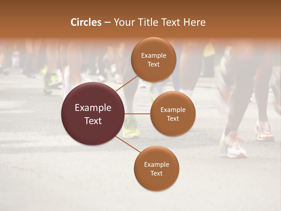 Athletes Race Men PowerPoint Template