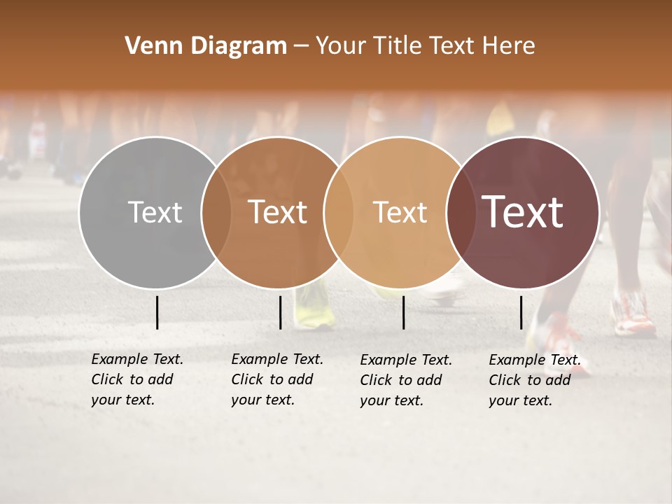 Athletes Race Men PowerPoint Template