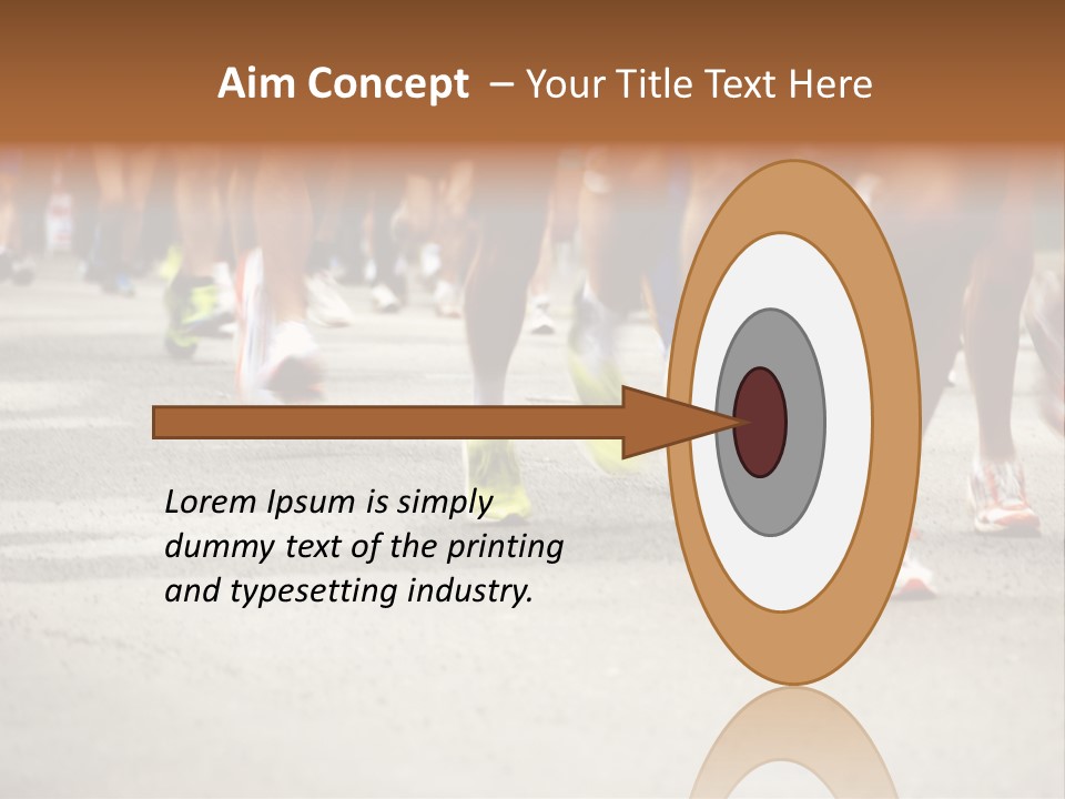 Athletes Race Men PowerPoint Template