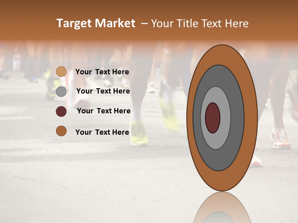 Athletes Race Men PowerPoint Template