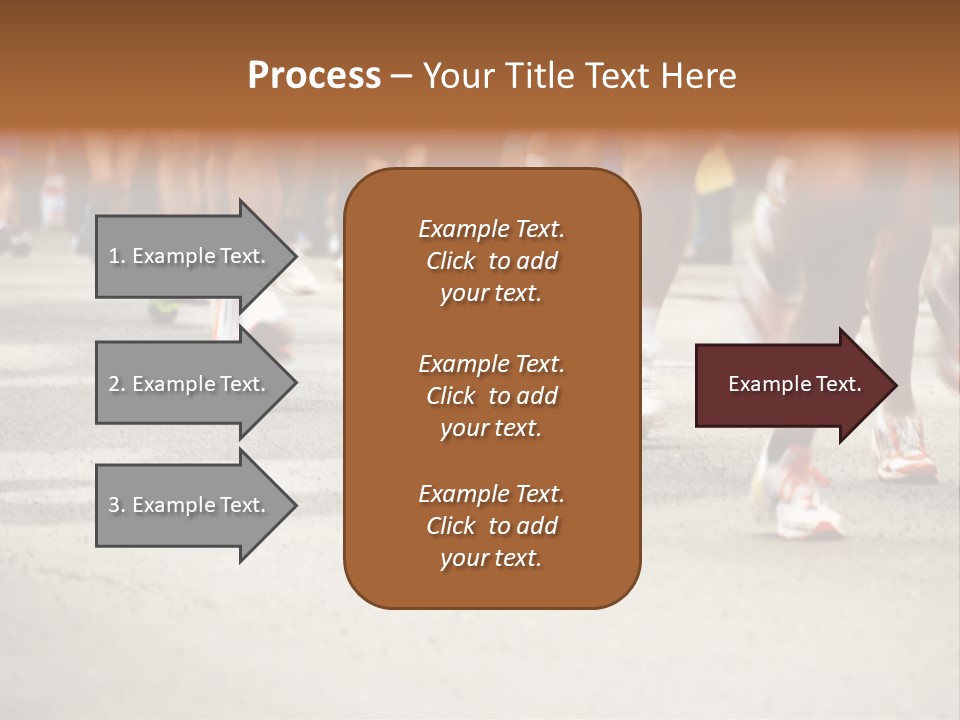 Athletes Race Men PowerPoint Template