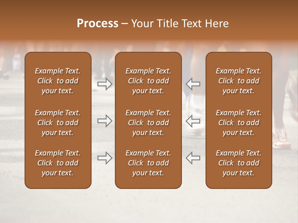 Athletes Race Men PowerPoint Template