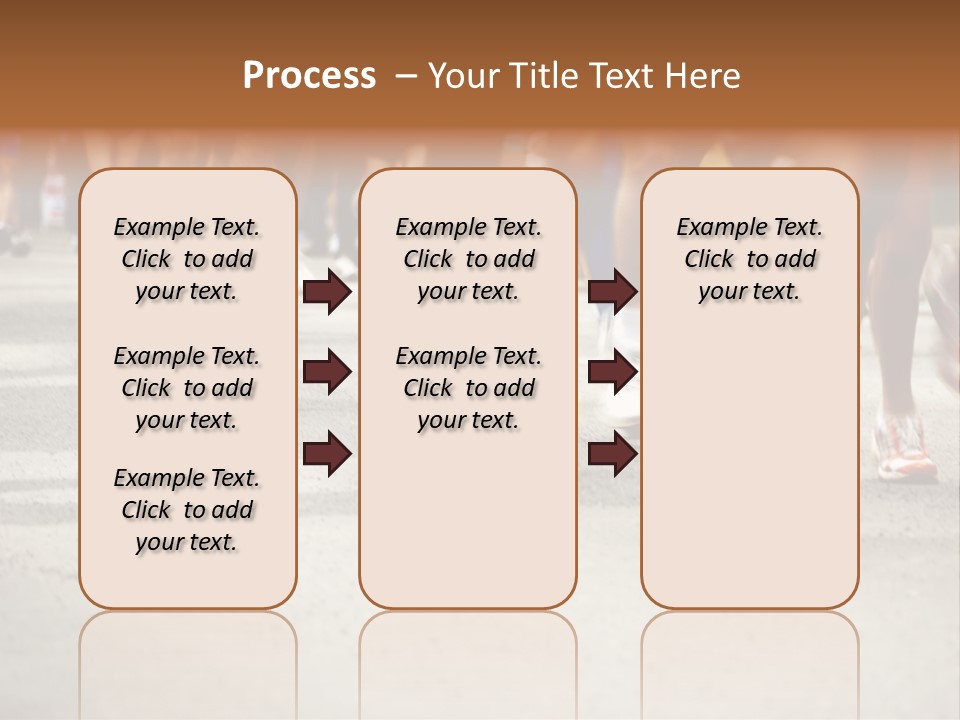 Athletes Race Men PowerPoint Template