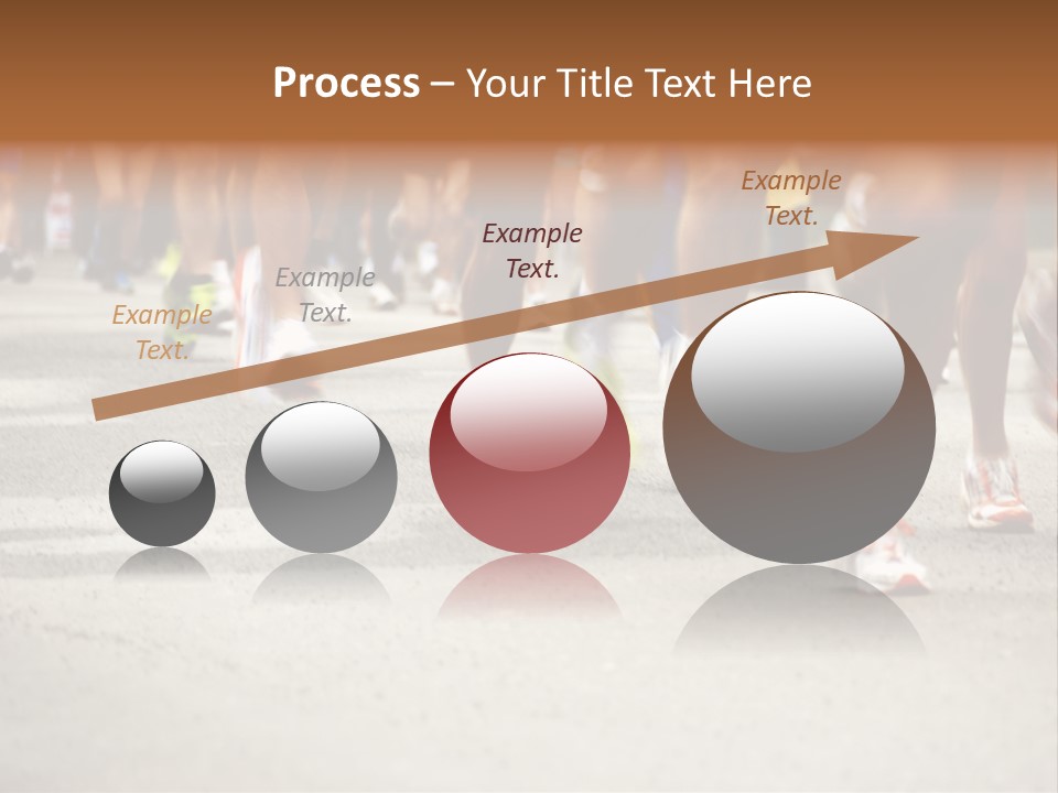 Athletes Race Men PowerPoint Template