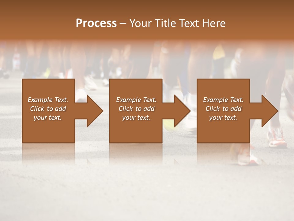 Athletes Race Men PowerPoint Template