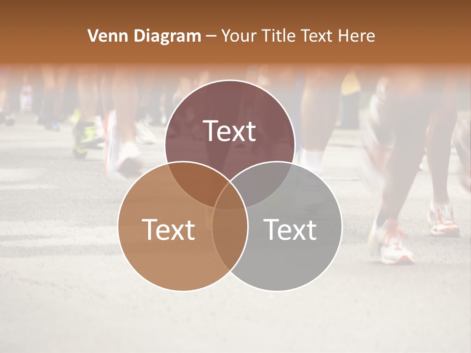 Athletes Race Men PowerPoint Template