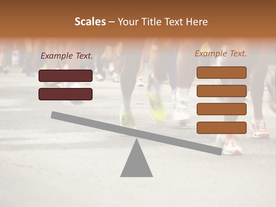 Athletes Race Men PowerPoint Template