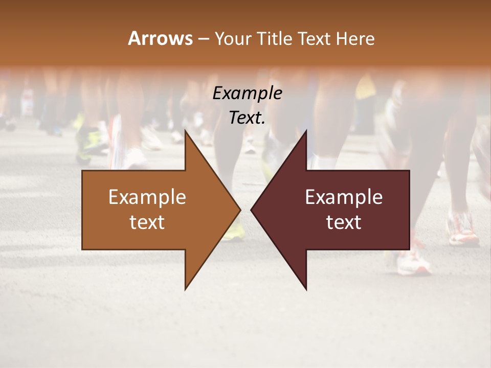 Athletes Race Men PowerPoint Template