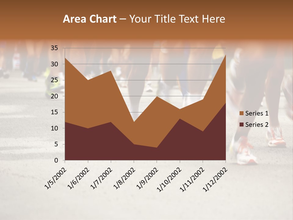 Athletes Race Men PowerPoint Template