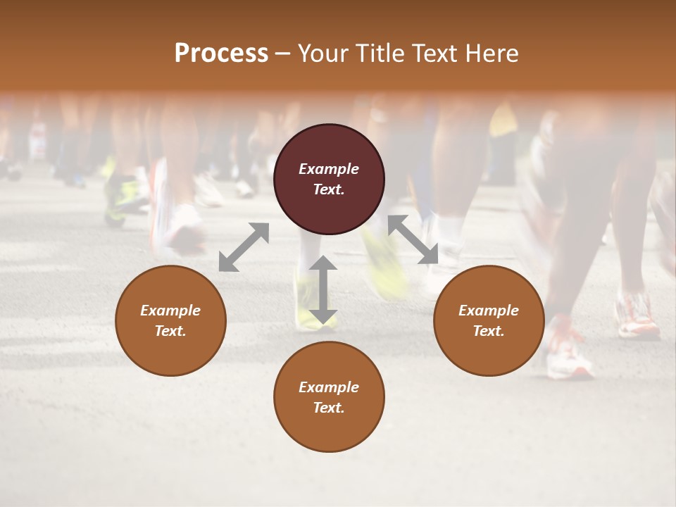 Athletes Race Men PowerPoint Template