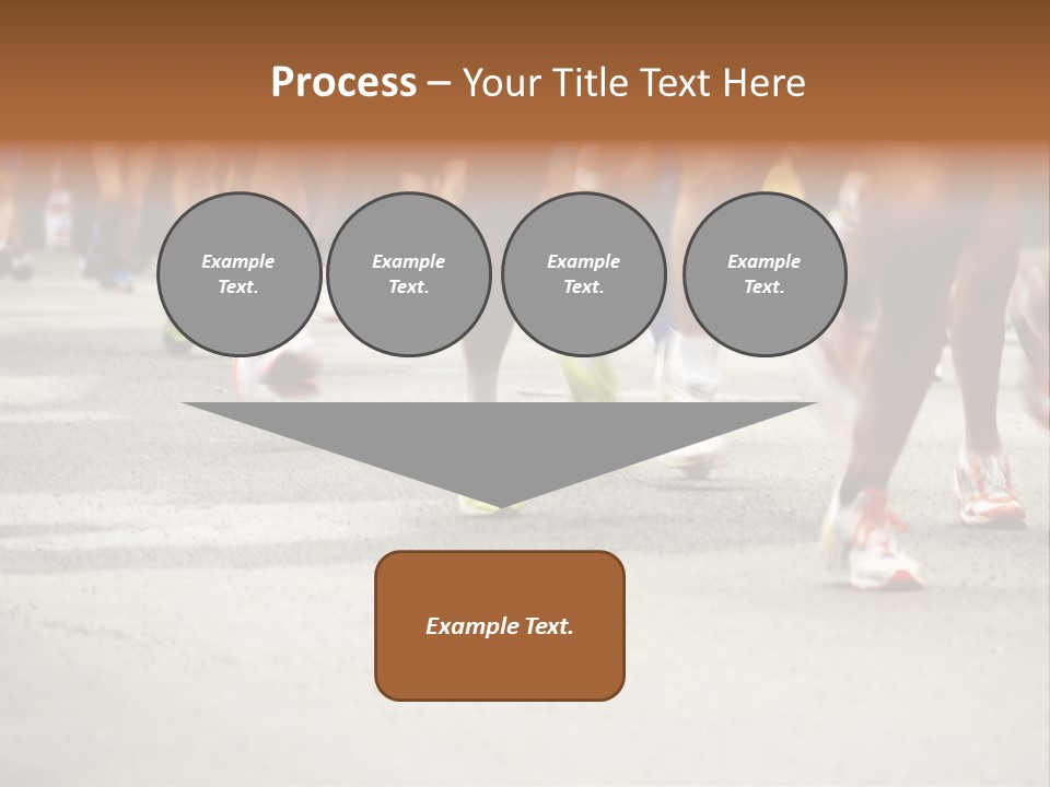 Athletes Race Men PowerPoint Template