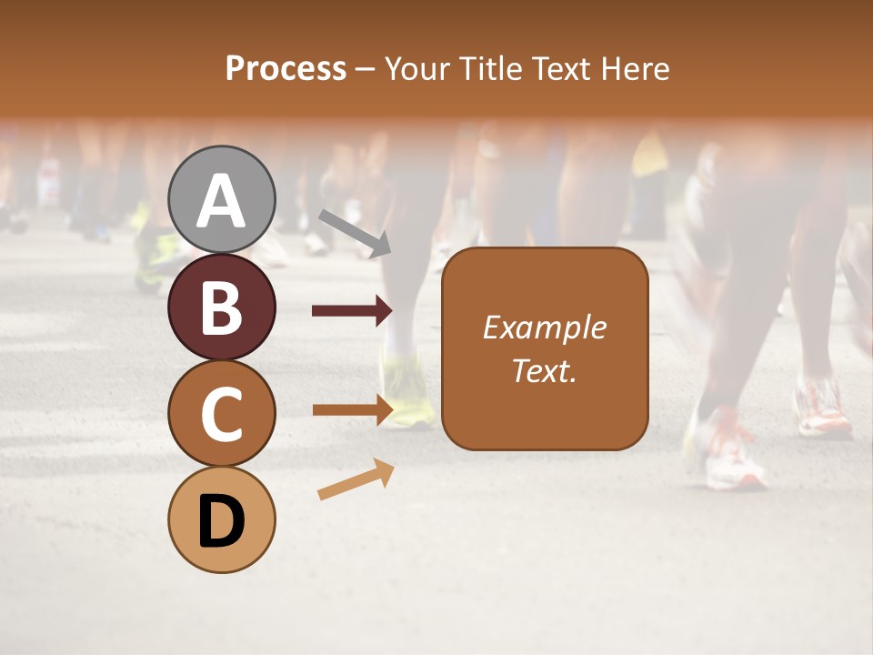 Athletes Race Men PowerPoint Template