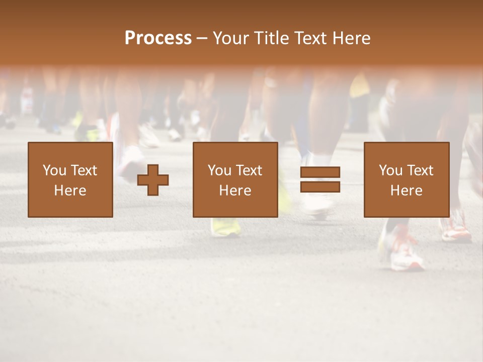 Athletes Race Men PowerPoint Template