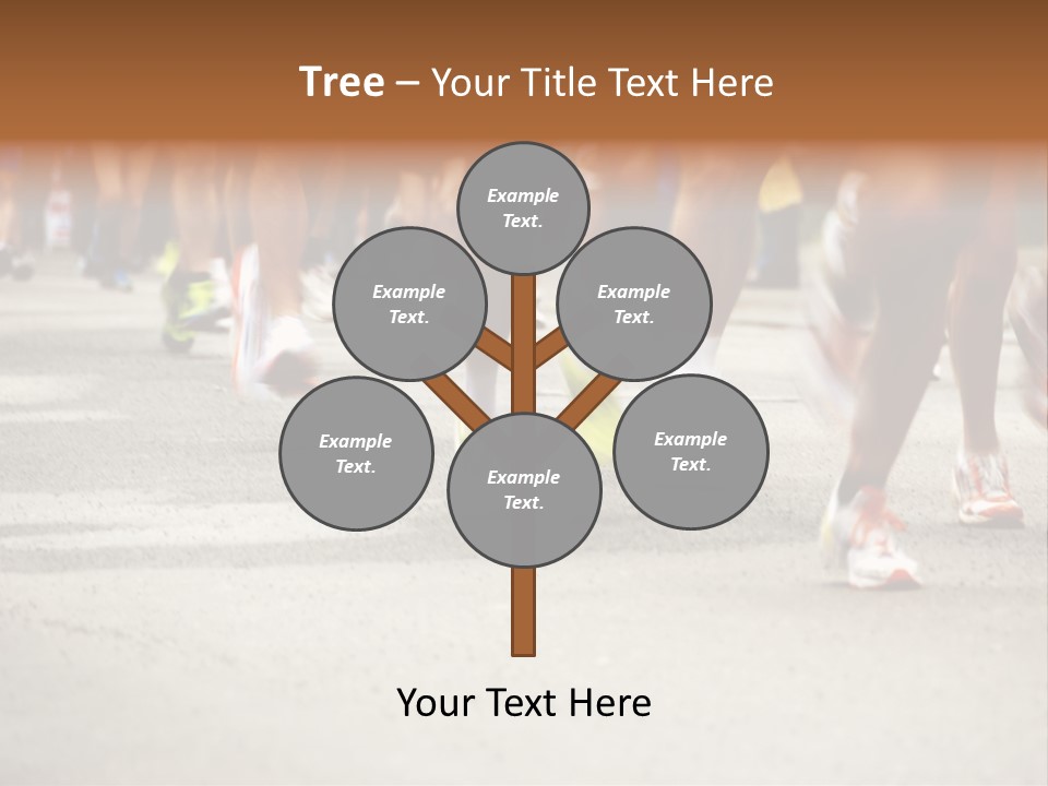 Athletes Race Men PowerPoint Template