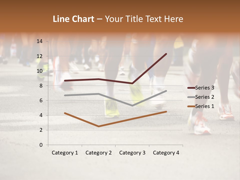 Athletes Race Men PowerPoint Template