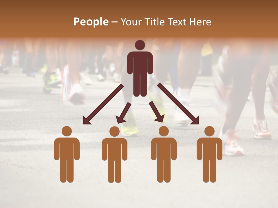 Athletes Race Men PowerPoint Template