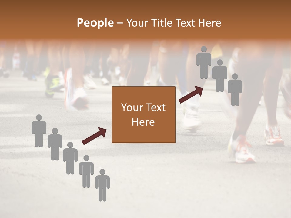 Athletes Race Men PowerPoint Template