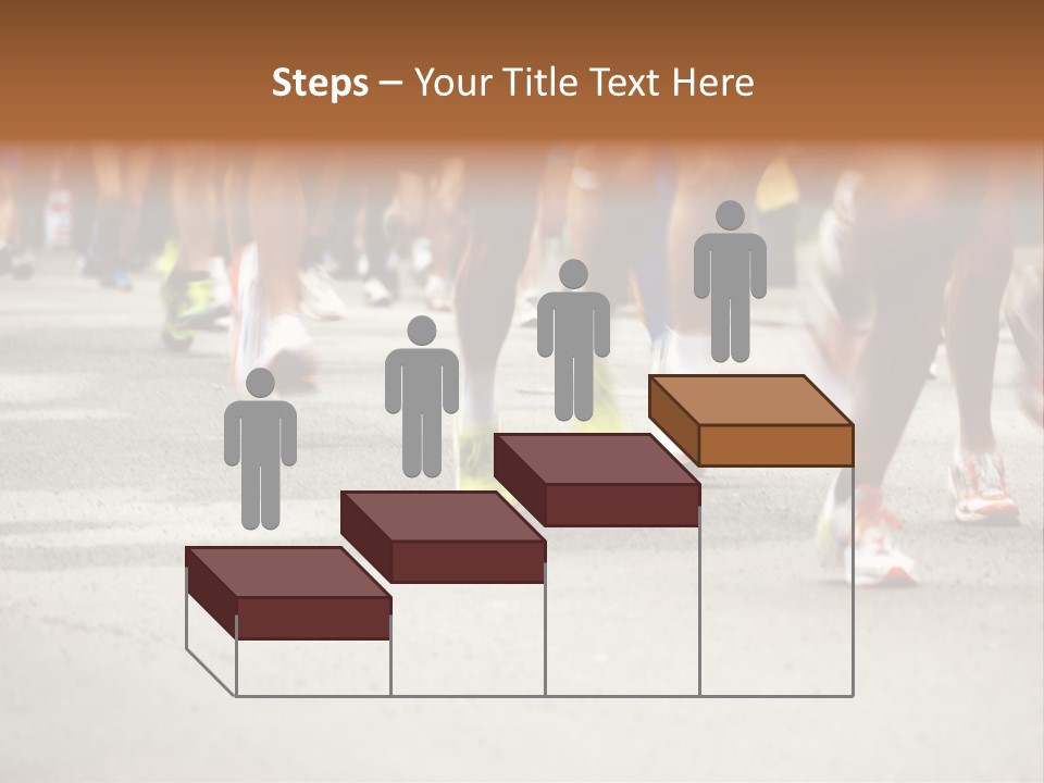 Athletes Race Men PowerPoint Template