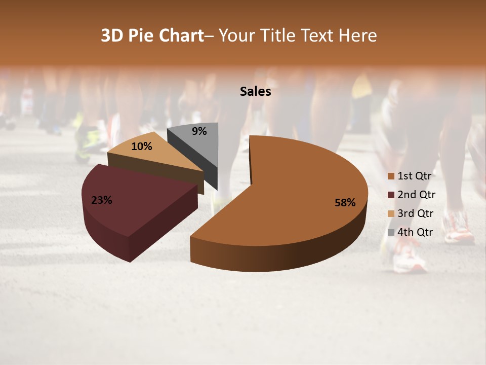 Athletes Race Men PowerPoint Template