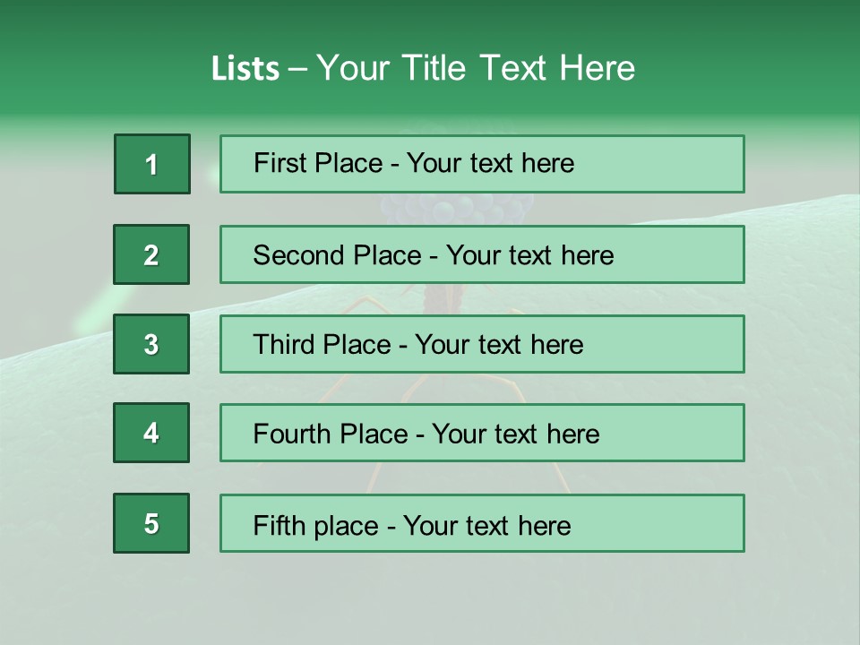 Bacteria Medical Sem PowerPoint Template