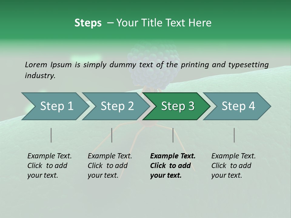 Bacteria Medical Sem PowerPoint Template