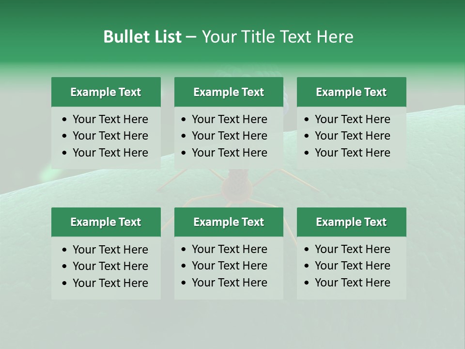 Bacteria Medical Sem PowerPoint Template