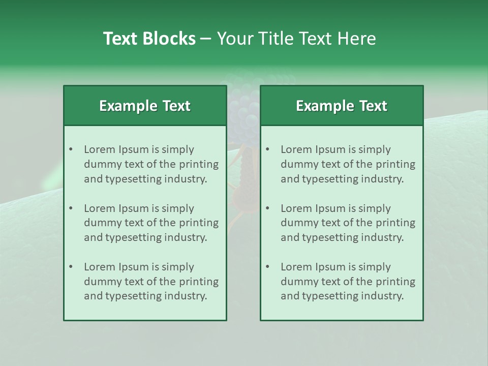 Bacteria Medical Sem PowerPoint Template