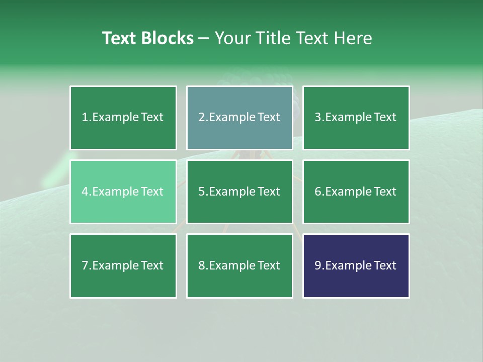 Bacteria Medical Sem PowerPoint Template
