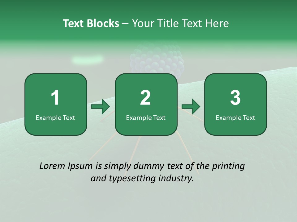 Bacteria Medical Sem PowerPoint Template