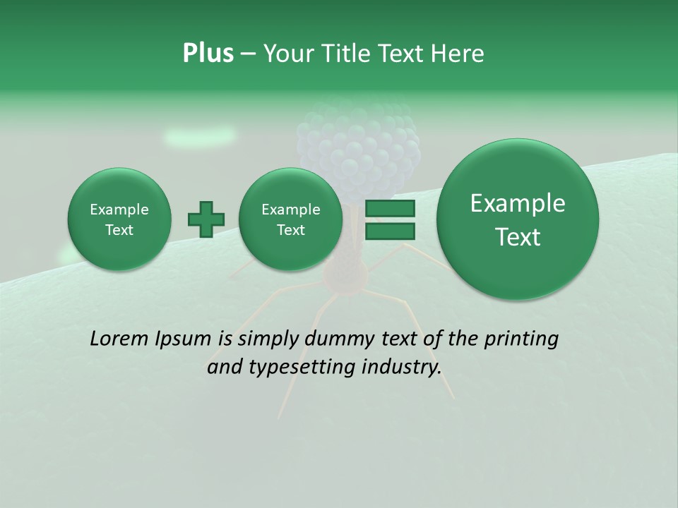 Bacteria Medical Sem PowerPoint Template