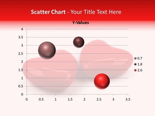 Two Red Hearts On A White Background Powerpoint Template PowerPoint Template