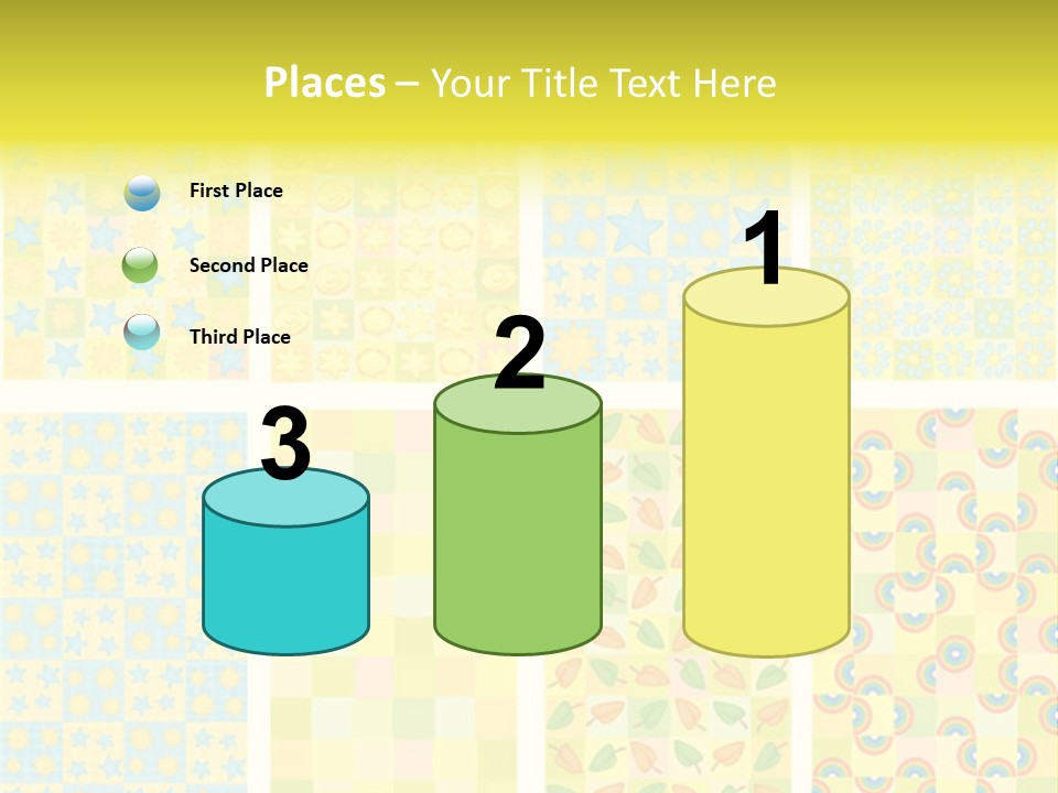 Pattern Yellow Ornament PowerPoint Template