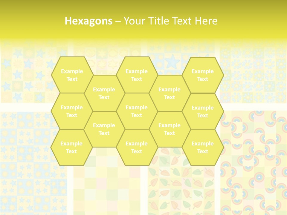 Pattern Yellow Ornament PowerPoint Template