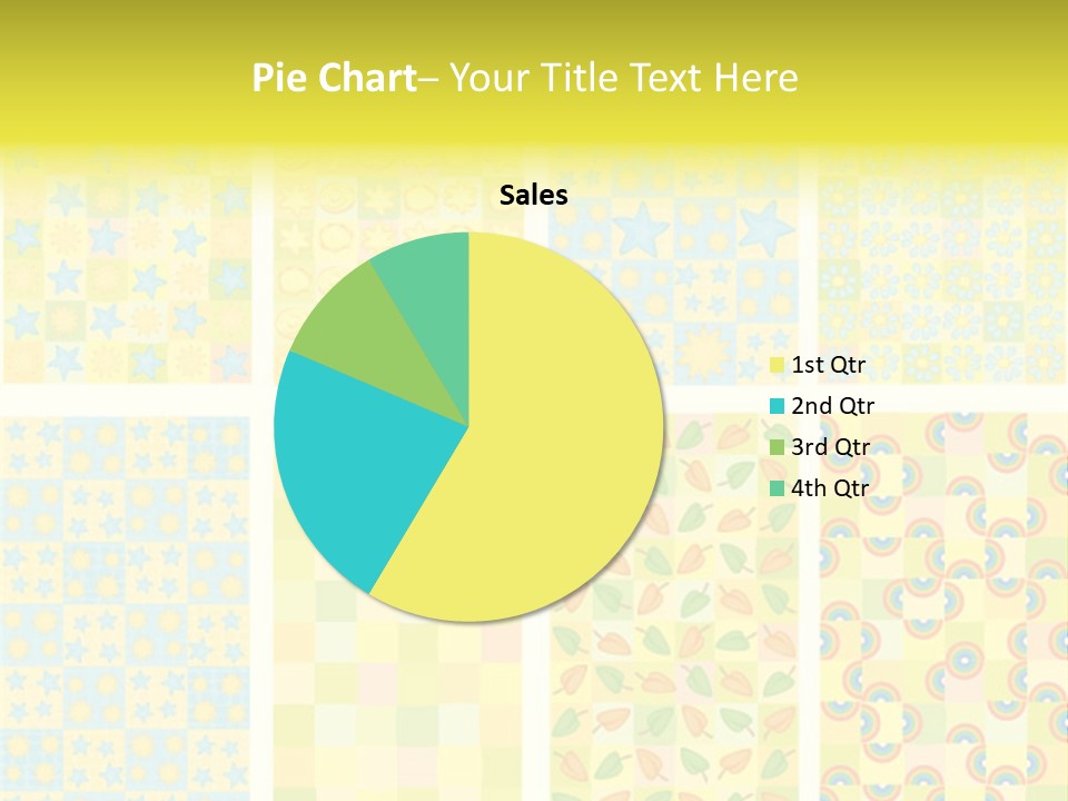 Pattern Yellow Ornament PowerPoint Template