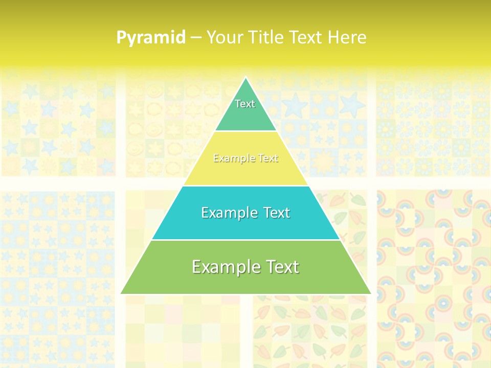 Pattern Yellow Ornament PowerPoint Template