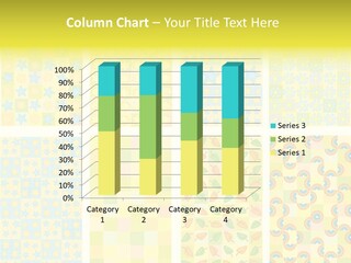 Pattern Yellow Ornament PowerPoint Template