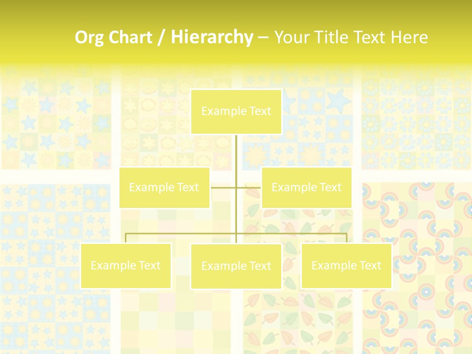 Pattern Yellow Ornament PowerPoint Template