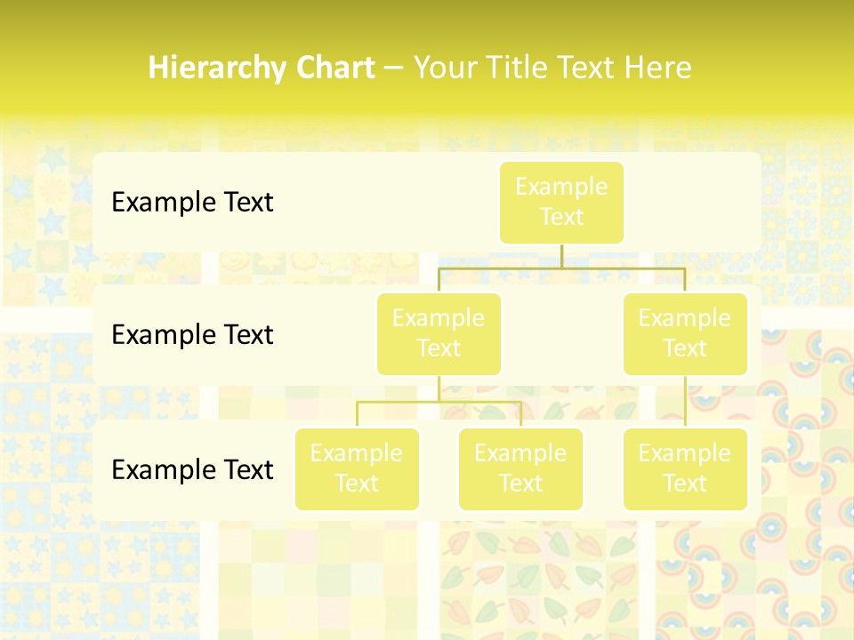 Pattern Yellow Ornament PowerPoint Template
