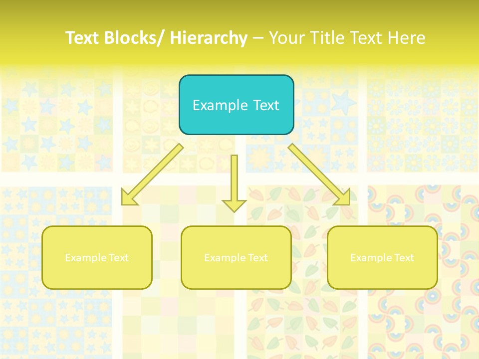 Pattern Yellow Ornament PowerPoint Template