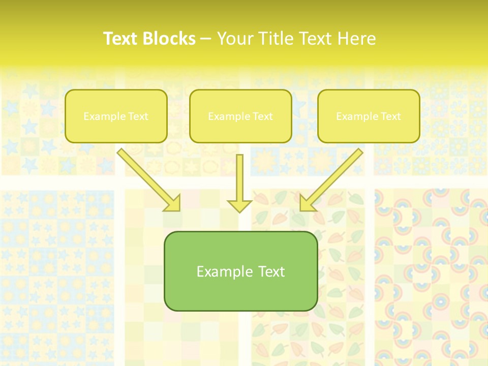 Pattern Yellow Ornament PowerPoint Template