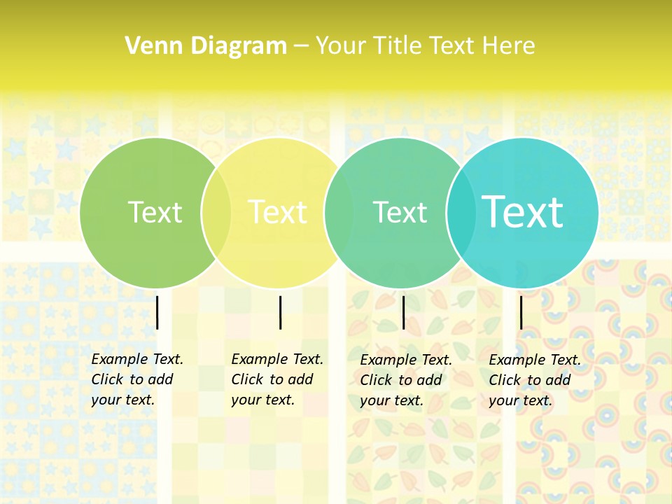 Pattern Yellow Ornament PowerPoint Template