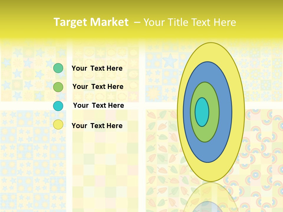 Pattern Yellow Ornament PowerPoint Template