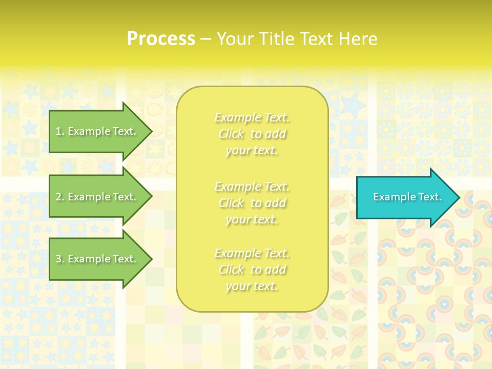 Pattern Yellow Ornament PowerPoint Template