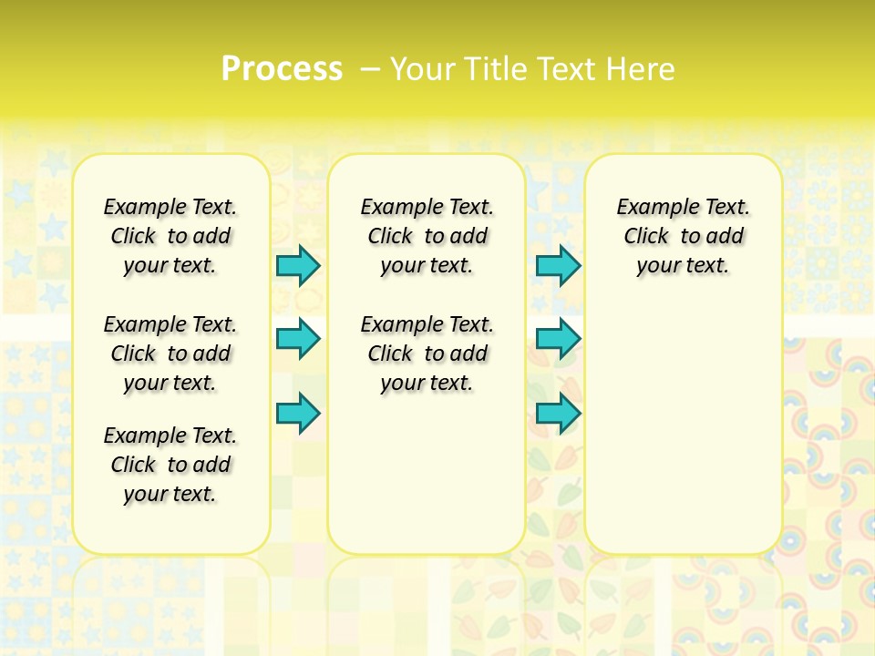 Pattern Yellow Ornament PowerPoint Template