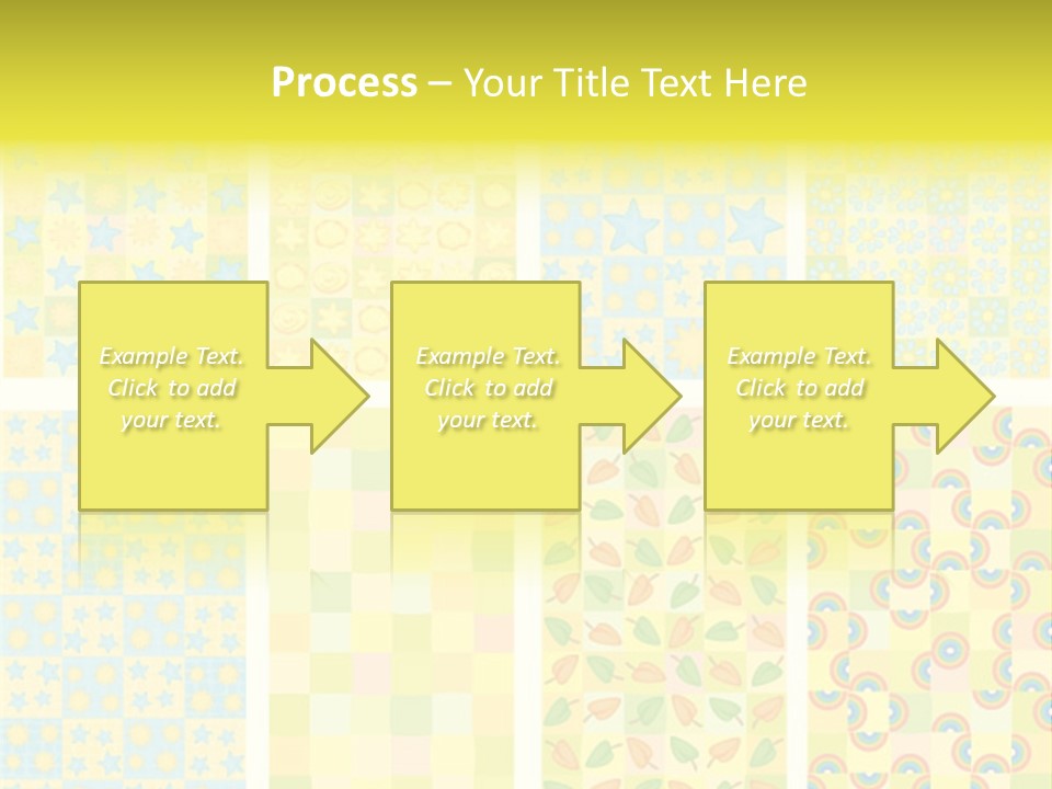 Pattern Yellow Ornament PowerPoint Template