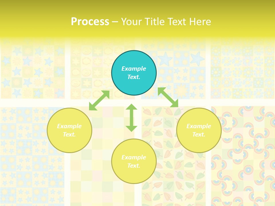 Pattern Yellow Ornament PowerPoint Template