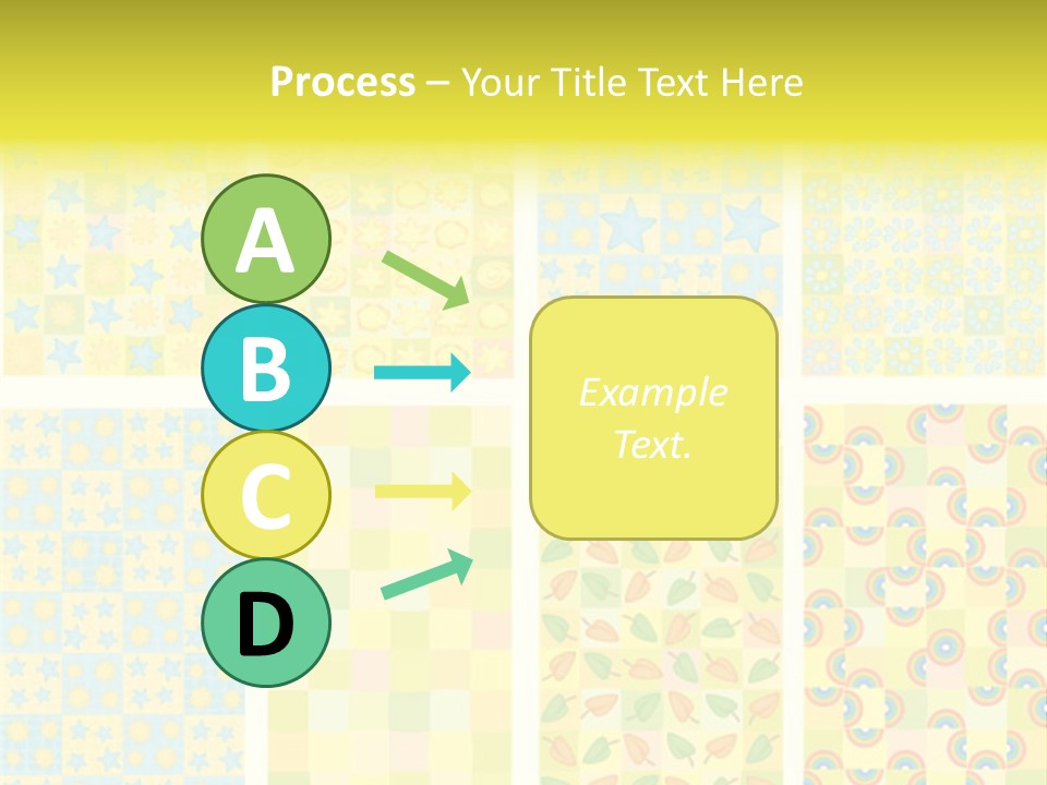 Pattern Yellow Ornament PowerPoint Template