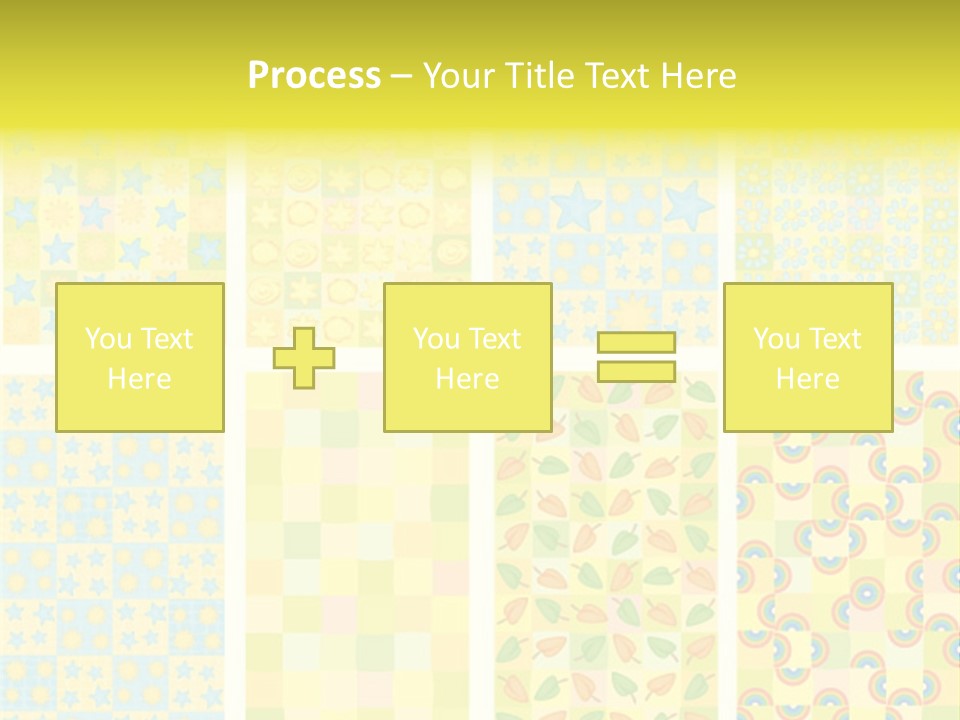 Pattern Yellow Ornament PowerPoint Template